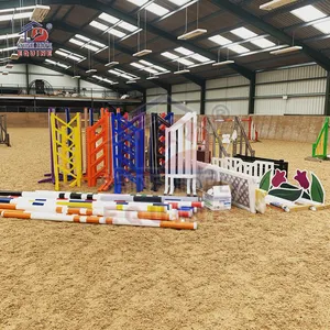 horse training jump aluminum horse products jumping fence horse show jumping with keyhole track