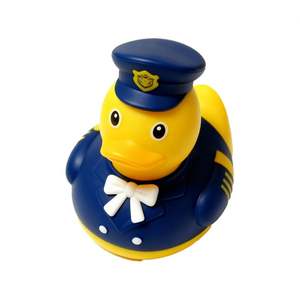 Jouet de bain flottant en vinyle et plastique en forme de canard, en caoutchouc, pour la promotion et le soulagement du stress, Fourniture d'usine, Promo Jouet 2025 - Product Image 1