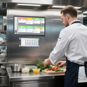 Teclado de Cocina KDS Resistente con 21 Teclas Programables <span class=keywords><strong>para</strong></span> Sistemas POS de Restaurantes y Catering - Product Image 1