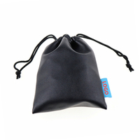 Pochette à cordon étanche écologique personnalisé différentes tailles sac en cuir PU pour promotions