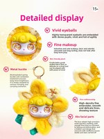 Nouvelles Boîtes Mystères Unisexe Ciaoka Creative Blossom Chronicles en PVC et Polyester, Poupée en Peluche Mignonne Fantaisie 11CM, Vente en Gros