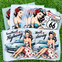 Transferts DTF personnalisés, impression par transfert thermique de haute qualité, autocollant DTF durable pour t-shirts
