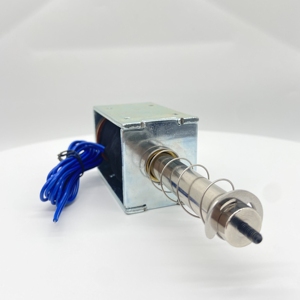 Solénoïde auto-fixant personnalisé de 50 mm / Solénoïde à poussée et traction / Solénoïde CC 12V 24V pour décharge haute tension. - Product Image 4