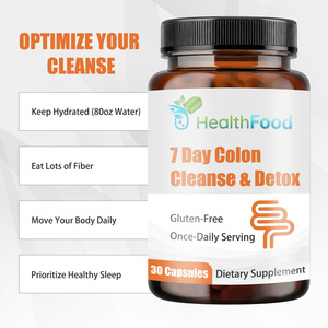 Cápsulas Premium Personalizadas Sin Gluten para Limpieza y Desintoxicación del Colon de 7 Días con Mezcla Probiótica, Apoyo a la Salud - Product Image 3