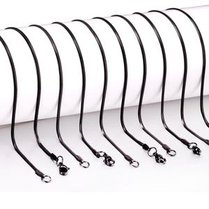 Collar de Cadena de Acero Inoxidable con Baño de Oro de 18k, Minimalista, Personalizado, a Prueba de Agua, para Mujer, Venta al Por Mayor - Product Image 5