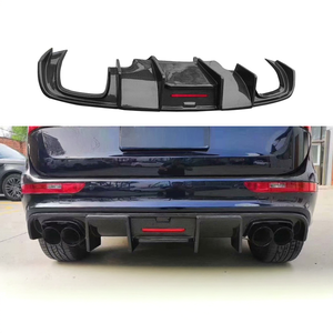 Auto <span class=keywords><strong>Q5</strong></span> SQ5 diffusore posteriore in fibra di carbonio posteriore Splitter paraurti labbro con luce per <span class=keywords><strong>Audi</strong></span> <span class=keywords><strong>Q5</strong></span> SQ5 <span class=keywords><strong>Sline</strong></span> 2013 2014 2015 2016 2017 2018 - Product Image 1