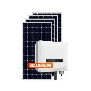 Griglia legato sistema solare kit 12kw solaire 5kw 5000 watt sistema di energia solare 5kw 10kw 15kw solare-power-per-vendita