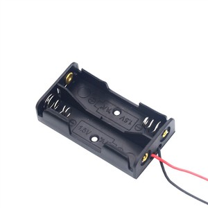 AA <b>Battery</b> Holder 2 Cell With Cable <b>Flat</b> Type For Electronics - Product Image 4