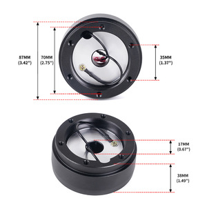อะแดปเตอร์ฐานพวงมาลัย186H 139.7mm PCD อะลูมิเนียมอัลลอย4รูสำหรับโฟล์คสวาเกน MK1 MK2การอัพเกรด - Product Image 2