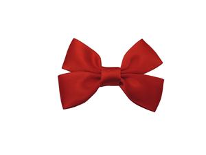 Draad Twist Satijn Lint Strik 2020 Nieuwe Custom Pre Gebonden Polyester 2 "Kleine Rode Strik Linten Boog - Product Image 4