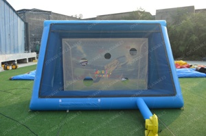 Campo Deportivo Inflable, Juego <span class=keywords><strong>de</strong></span> Tiro al Blanco <span class=keywords><strong>de</strong></span> Fútbol para Carnaval al Aire Libre, Mini Portería <span class=keywords><strong>de</strong></span> Fútbol Inflable para Niños - Product Image 4