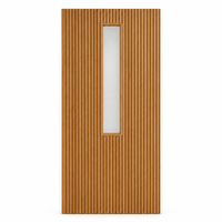 Porte d'entrée en aluminium sur mesure à rupture de pont thermique, porte extérieure principale de sécurité pour projets de villas et maisons