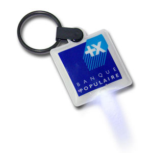 Porte-clés LED avec logo imprimé personnalisé, porte-clés lumineux colorés - Product Image 2