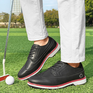 <span class=keywords><strong>Chaussures</strong></span> <span class=keywords><strong>de</strong></span> <span class=keywords><strong>golf</strong></span> souples <span class=keywords><strong>de</strong></span> construction <span class=keywords><strong>de</strong></span> coussin <span class=keywords><strong>de</strong></span> stabilité légères à la mode bon marché OEM personnalisées en usine - Product Image 1
