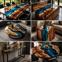 Résine époxy à coulée profonde pour moule de table en époxy avec surface transparente haute brillance sans bulles