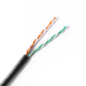 Manufacturer UTP CAT3 Telephone cable 2 pair 24AWG CCA Network Cable Cat5e 305M indoor outdoor