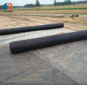 Géogrille bidirectionnelle résistante aux hautes températures, anti-vieillissement, anti-ultraviolets, pour l'aménagement routier - Product Image 1