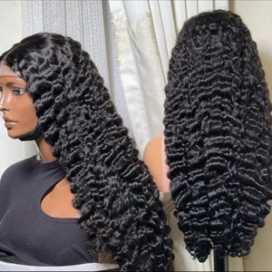 วิกผมบ๊อบลอนหยิกแบบธรรมชาติ  แบบมีเชือกผูกด้านหน้า  แบบโปร่งใส  แบบดับเบิ้ลดรอน  ไฮไลท์ HD  ผมแท้เรมี่  ไม่ต้องใช้กาว - Product Image 3