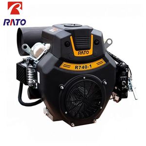 ใบรับรอง EPA เครื่องยนต์เบนซิน Rato R740D 739 ซีซี วีทวิน 27 แรงม้า 2V78 สตาร์ทไฟฟ้า ระบายความร้อนด้วยอากาศ เพลาแนวนอน กระบอกสูบแบบลูกปืน - Product Image 2