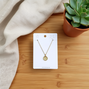 Collier en laiton avec pendentif en forme d'œil, bijoux de mode en acier inoxydable, paquet de 12 pièces - Product Image 3