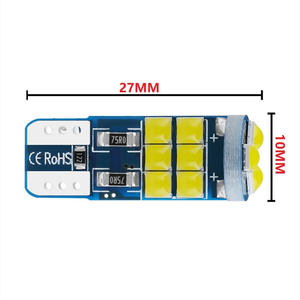 Ampoule LED Super Lumineuse T10 194 W5W Canbus 3030 15SMD Ambre pour Plaque d'Immatriculation et Intérieur de Voiture - Product Image 3