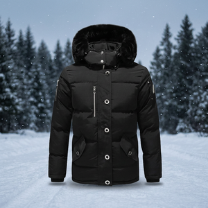 Veste en polaire polyester pour homme, manches régulières, poches, imperméable, épaisse, à capuche, parka de randonnée, grande taille - Product Image 3