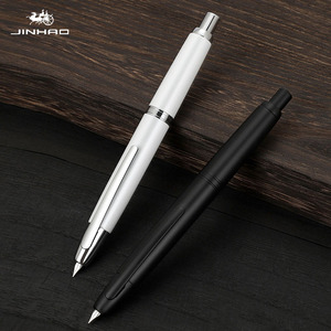 Penna <span class=keywords><strong>stilografica</strong></span> personalizzata stampa penna <span class=keywords><strong>stilografica</strong></span> in metallo a griglia a righe penna a inchiostro retrattile (EF/F nib) - Product Image 3