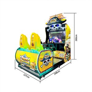 เครื่องเกมยิงปืนแบบอินเทอร์แอคทีฟ 2 ผู้เล่น รุ่น Pirate Treasure จาก Source Factory Amusement ใช้เหรียญ ผลิตจากโลหะและพลาสติก ภาษาอังกฤษ - Product Image 2