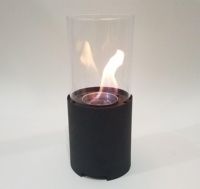 Table basse classique en métal Bongo avec foyer au bioéthanol BGA11115 Zhejiang