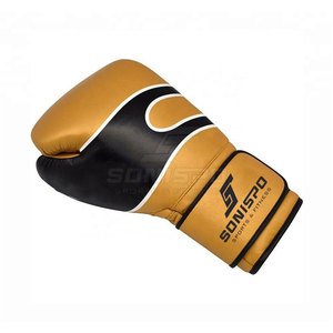 Factory-Made Comfortable Adult Boxing and MMA <b>Fitness</b> <b>Gloves</b> Punched Leather for Training with PU Leather Material - Product Image 4