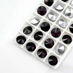 Cristales de Vidrio Selina, Coloridos, con Punta, Sin Fijación en Caliente, Ecológicos, <span class=keywords><strong>para</strong></span> Decoración de <span class=keywords><strong>Uñas</strong></span> 3D, Bolsos de Novia, Tocados - Product Image 6
