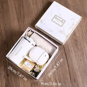 White 5 Piece <b>Gift</b> <b>Set</b> With Coffee Mug Humidifier <b>Soap</b> Keychain Umbrella For Mother's Day Birthday Personal <b>Gift</b> - Product Image 2