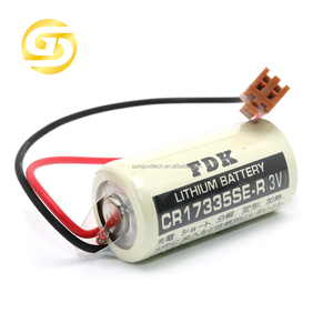 Điều khiển công nghiệp PLC Pin <span class=keywords><strong>FDK</strong></span> CR17335SE-R 3V Pin <span class=keywords><strong>Lithium</strong></span> với Nâu nối cắm - Product Image 1