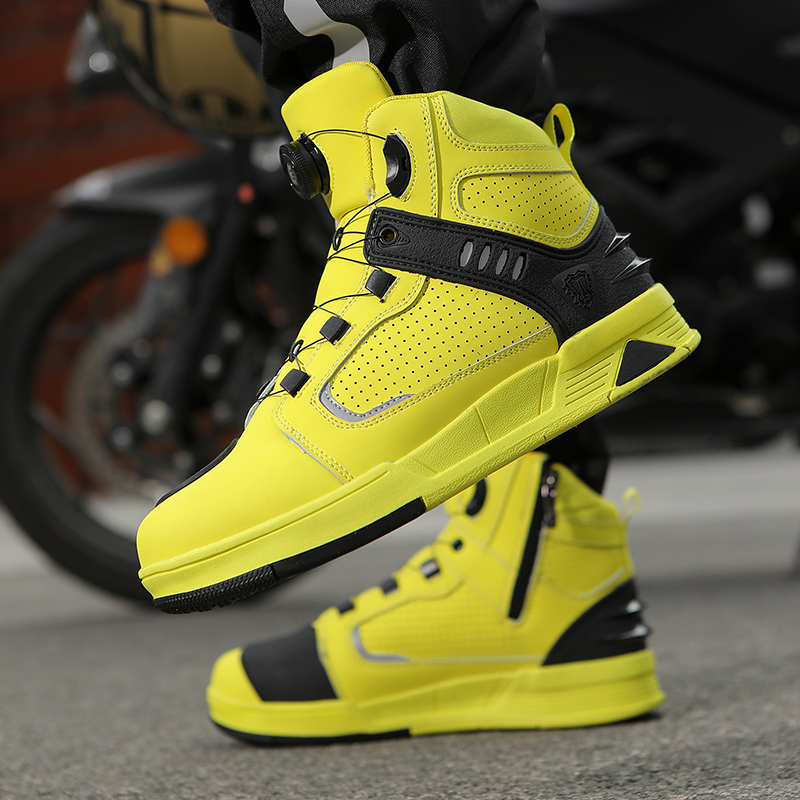 Leather Motorcycle Boots - Durable, Comfortable, and Stylish