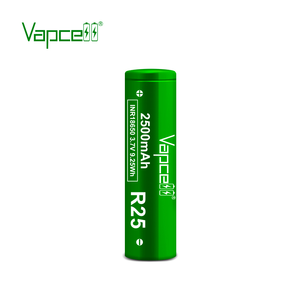 סוללות ליתיום-יון 18650 במחיר מפעל, Vapcell R25, <span class=keywords><strong>2500mAh</strong></span>, 3.7V, ירוק, זרם פריקה מקסימלי <span class=keywords><strong>35A</strong></span>, סוללה נטענת - Product Image 5