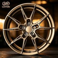 Rines de Aleación de Bronce Satinado, Forjados, Cóncavos, Multirradio, Personalizados, para Vehículos Deportivos Premium