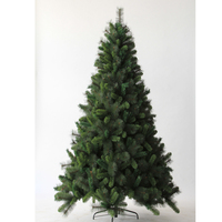 Sapin de Noël artificiel réaliste de qualité supérieure, 7 pieds, en aiguilles de pin et PVC
