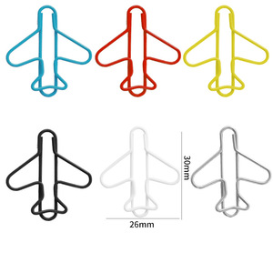 Máy bay hình dạng kim loại máy bay chất kết dính <span class=keywords><strong>Clips</strong></span> văn phòng phẩm sử dụng giấy Clip - Product Image 5