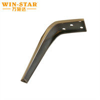 WINSTAR Luxus-Sofabeine 15cm TV-Tischbeine Schrankfüße Metall-Möbelbeine Stützbeine Sofafüße