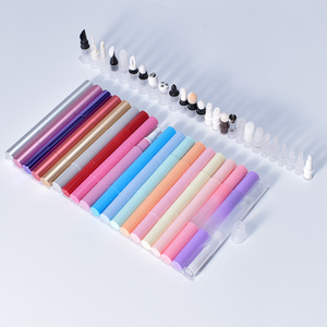 1ML 2ML 3ML 5ML 6ML 8ML 10ML Plastic Color Cuticle Oil Pen with Different Brush Empty Twist Pen for Nail Oil Packaging