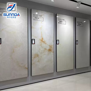 Foshan แผ่นหินที่มีคุณภาพแผ่นกระเบื้องพอร์ซเลนพื้นผนังตกแต่งพื้นพื้นพื้นพื้นพื้นหลังทีวีขนาดใหญ่90X180 120X240 120X270 160X320ซม. - Product Image 1