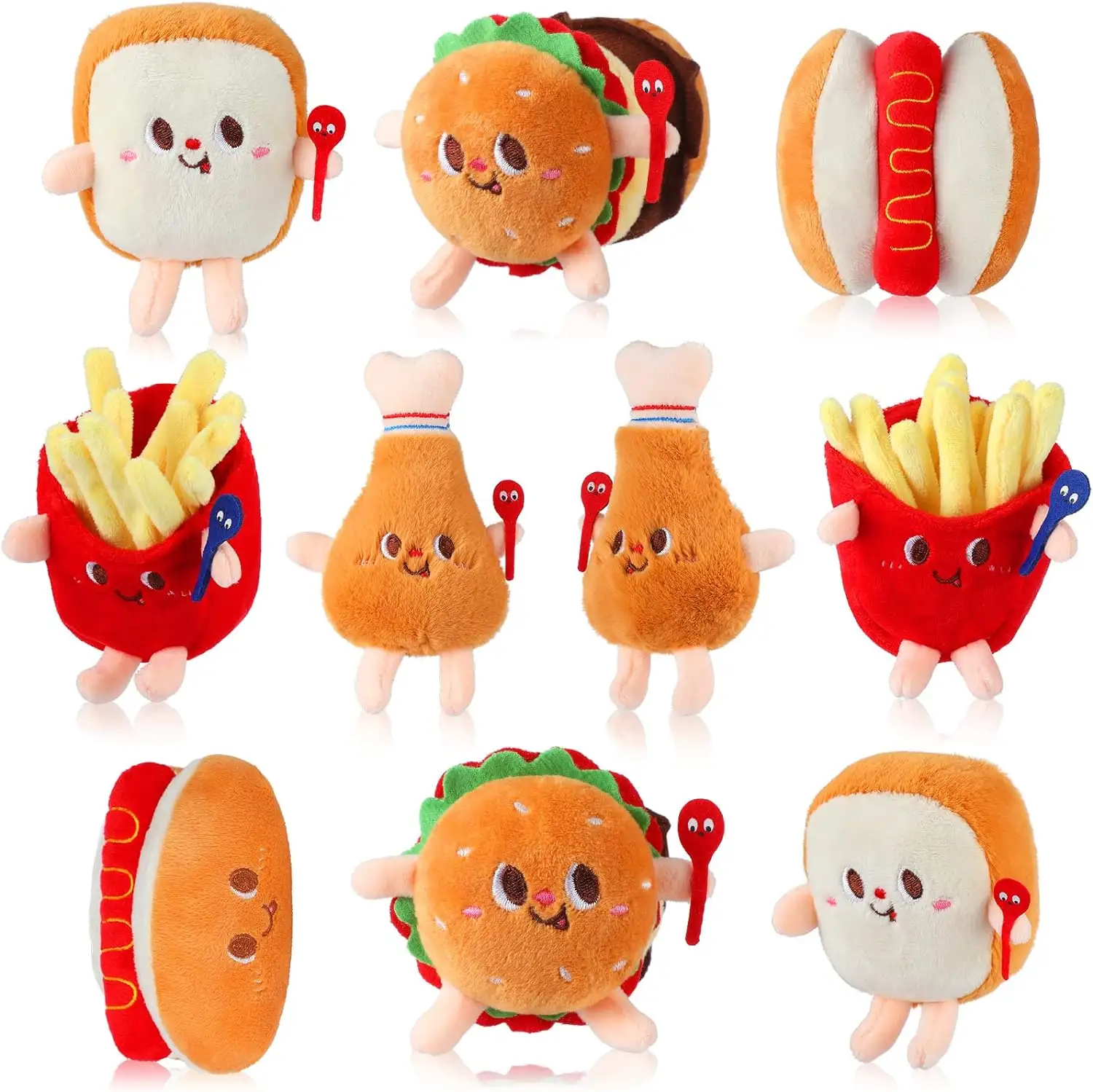 Manufacturer OEM Custom Cheap Doll Toys Gifts plushies Cute kawaii mini plush keyring Soft stuffed animal Plush Keychain Toy