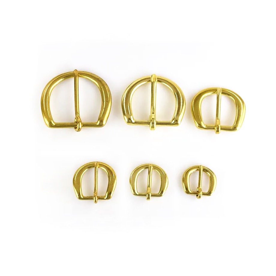Meetee KY321 14-38mm Brass Pin Buckles Copper Belt Buckle Bags Strap Adjust Clasp DIY Clothing Decoration Hook Accessories