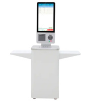 Tableta Android para Kiosco de Comida Rápida, Pantalla Táctil Capacitiva Full HD, Sistema POS de Auto-Pedido, Impresora Térmica de 80 mm, SDK, Pago con Código QR, Intel I5
