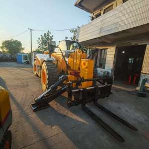 JCB 540-170 4WD <span class=keywords><strong>High</strong></span> <span class=keywords><strong>Reach</strong></span> Telehandler Bekas Kapasitas 4 Ton, Loader Putar dengan Jam Kerja Rendah, Forklift Kompetitif - Product Image 2