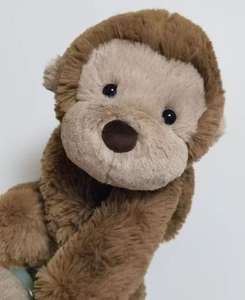 Peluche singe souriant JC, jouet en peluche doux rembourré de coton PP, animal en peluche pour enfants, cadeau réconfortant, 31 à 50 cm - Product Image 6
