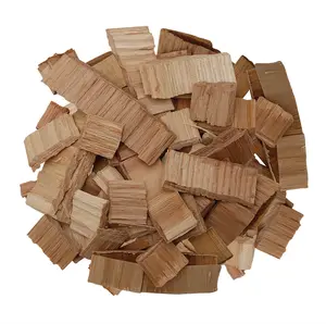 Cor de madeira crua, vários tipos de lascas de madeira, 5-8mm maçã lascas de madeira para carne defumada