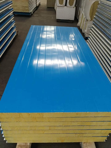 Meilleur <span class=keywords><strong>prix</strong></span>, style moderne, panneaux sandwich en polyuréthane PU pour revêtement mural extérieur, vente chaude, en acier, pour villa - Product Image 6