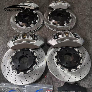 Rueda delantera 6 Pistón Freno grande Rueda trasera 4 Pistón Pinza Kit 380 mm Rotor Racing Brake Kit para <span class=keywords><strong>BMW</strong></span> X5 F15 F30 e46 e39 E30 e92 - Product Image 1
