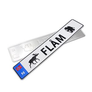 2026 Metal Manufacturer Wholesale Design Branding Pattern Embossed Decorative Aluminum Car Number <b>Plates</b> License <b>Plate</b> Custom - Product Image 1